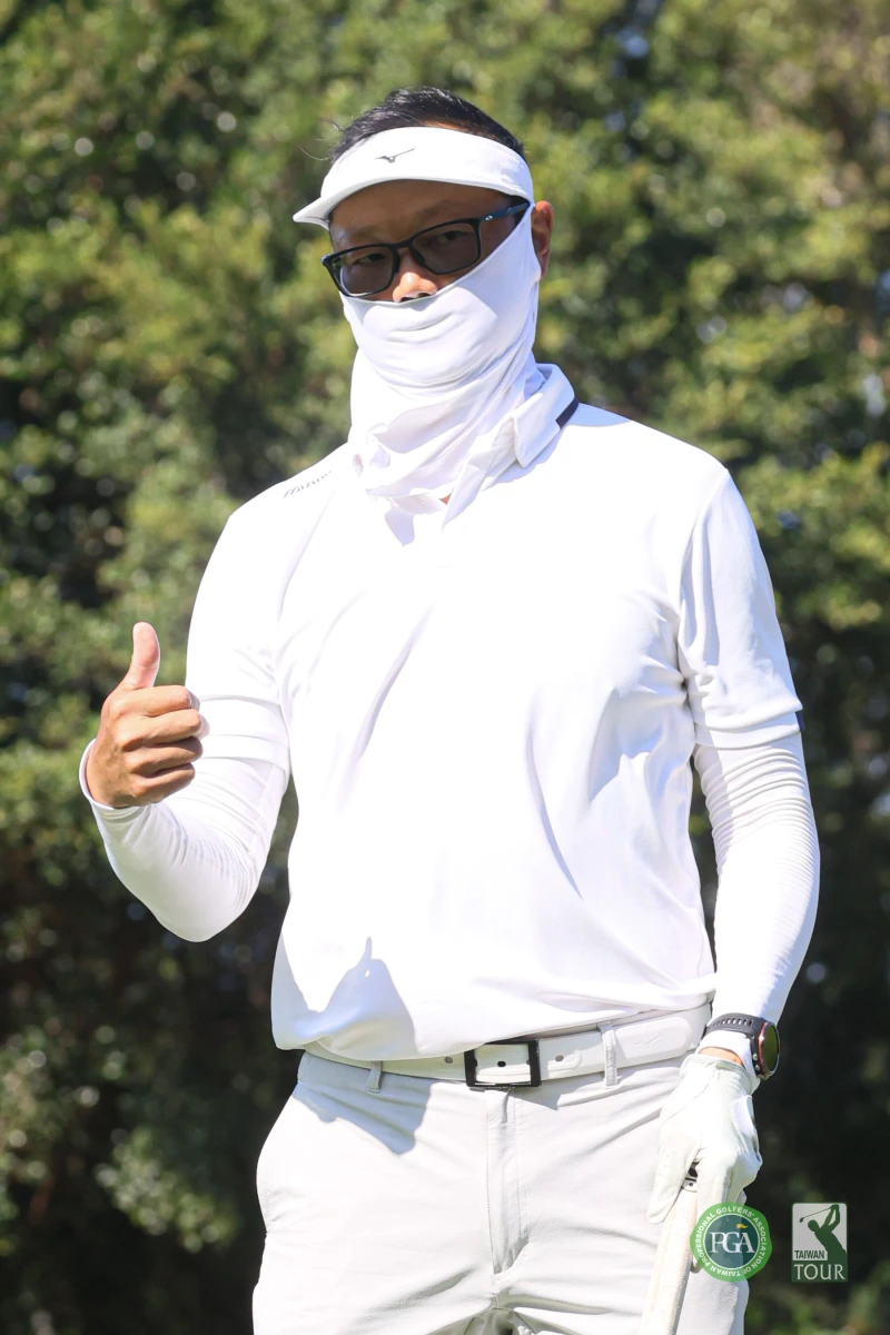 謝東宏第一回合以71桿 1暫居第二。tpga／林聖凱攝影 