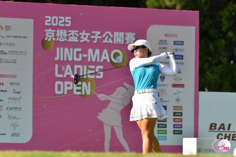 張亞琦 於京懋盃三回合打出總桿202-14佳績與俞涵軒並列第二。Tlpga／陳宏佳攝