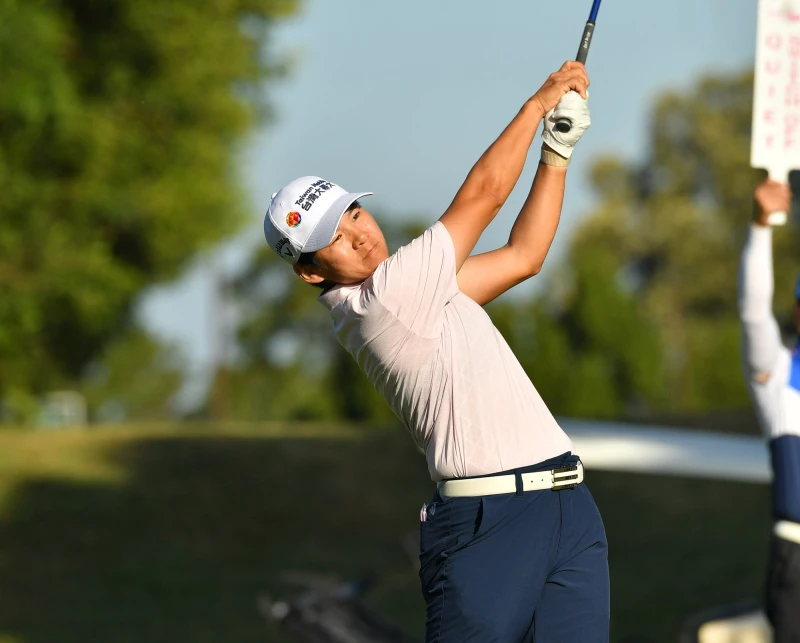 曾雅妮於京懋盃三回合打出總桿207-9佳績列居第六收場。Tlpga／陳宏佳攝