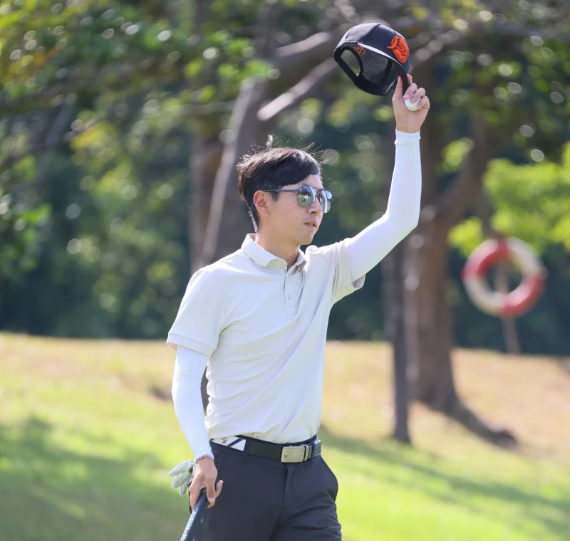 謝霆葳以兩回合總桿140桿-4拿下今年第二冠。Tpga／林聖凱攝影 