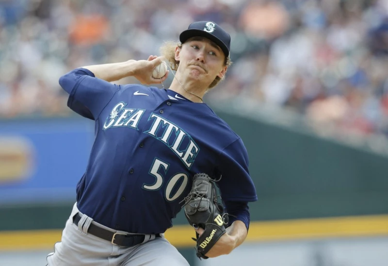 手派出Bryce Miller，本季先發2場，1勝0敗，ERA 2.61。法新社