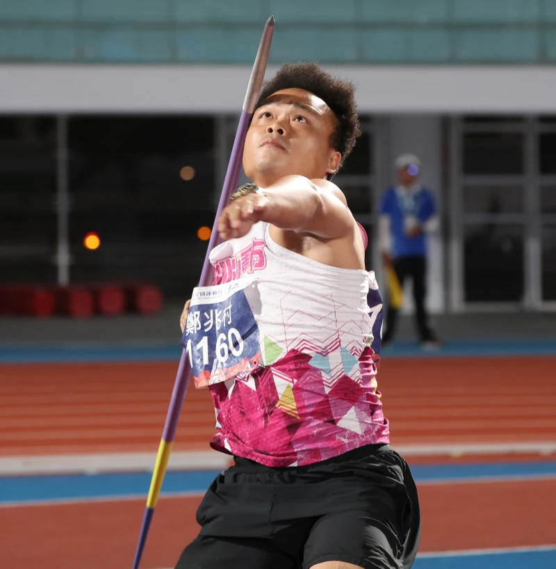 鄭兆村睽違6年奪全運會金牌。114年全運會提供
