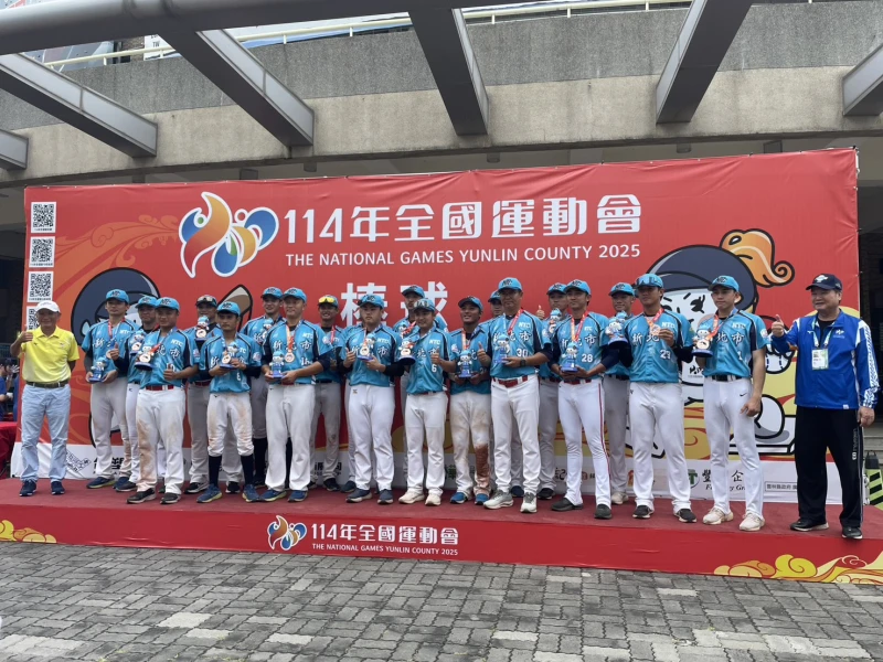 新北市棒球隊拿到114年全運會季軍。吳敏欣攝