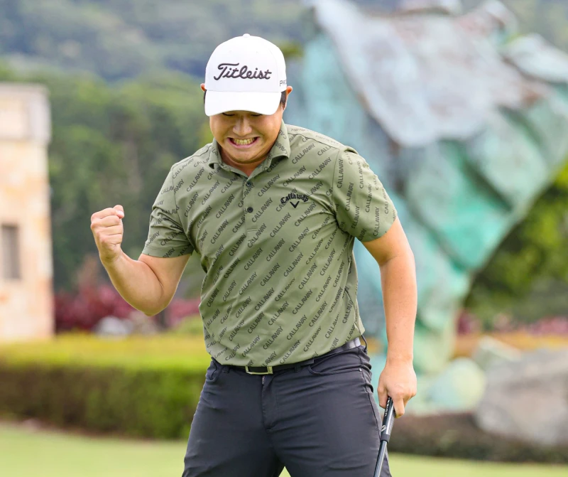 巫耀微以三回合213桿-3拿下生涯首冠。Tpga／林聖凱攝影