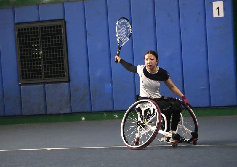 日本帕運金牌田中愛美來台獻技。南野子國際整合行銷股份有限公司提供
