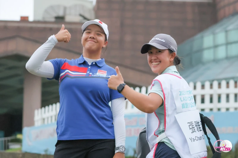 張雅淳第一回合打出68桿-4的成績暫並列第三。Tlpga／葉勇宏攝