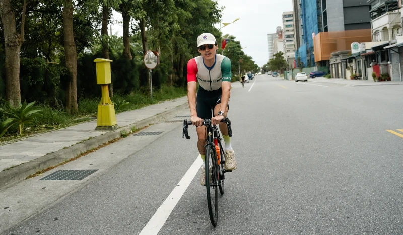 台灣老將王胤之也是臺灣KOM的常客。中華民國自行車騎士協會提供