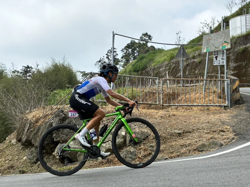 素人車后許書瑋兩周前才剛拿下全運個人計時賽金牌。許書瑋提供 