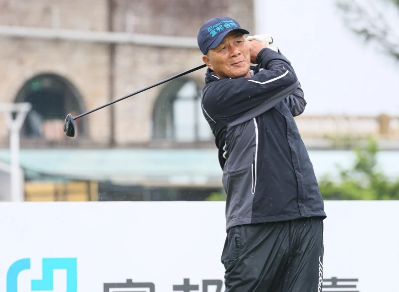 台灣高球名將盧建順賽前表示將採取避免吞柏忌的保守戰術。官方提供