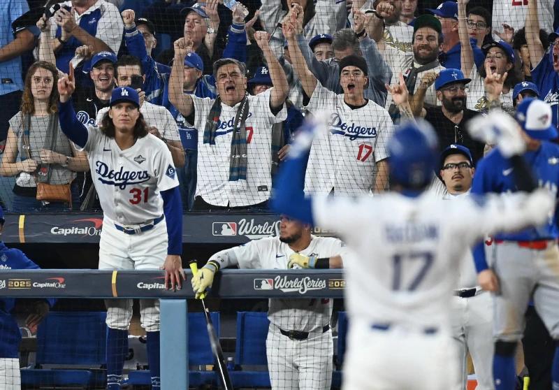 美日球迷力挺下,道奇收入再創新高。法新社