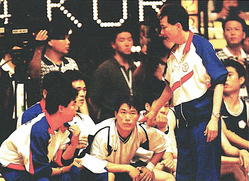 古吉雄台灣籃壇80年第一位金牌教練。籃球名人堂提供