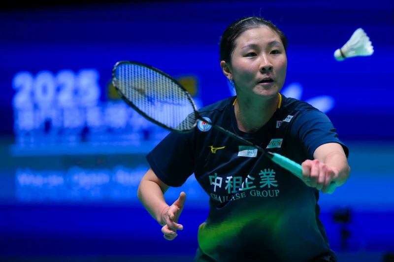 中租林湘緹德國站8強止步。法新社