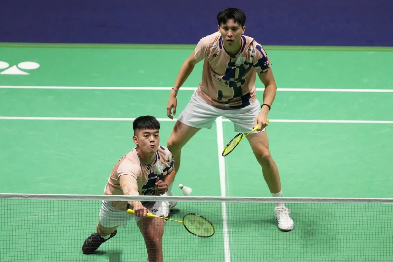 暌違14個月王齊麟/邱相榤組合再度打進超級500賽事男雙4強。法新社