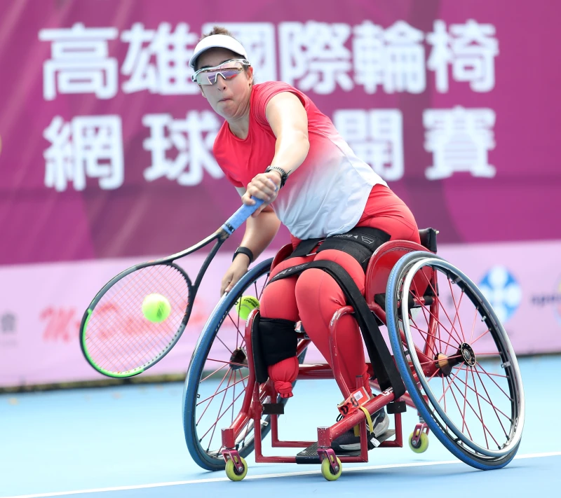 Maayan Zikri演出復仇記拍落Viktoriia Lvova晉級本屆永達盃女單冠軍賽。南野子國際整合行銷股份有限公司提供