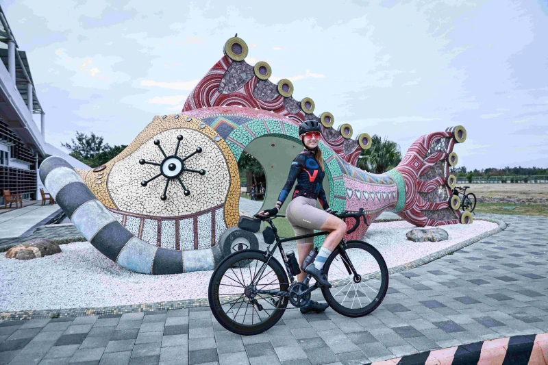 1102活動嘉賓土耳其自行車網紅 徐甘舒舒舒。大會提供