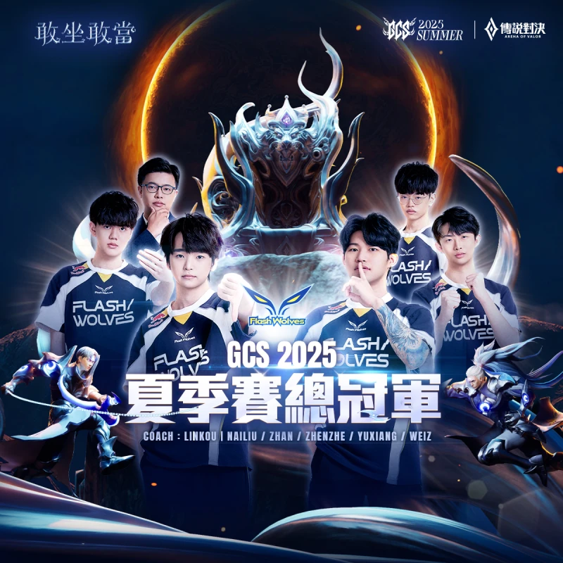 Fw 在決賽中展現極佳團隊默契與戰術執行力順利再拿下一座冠軍寶座。官方提供