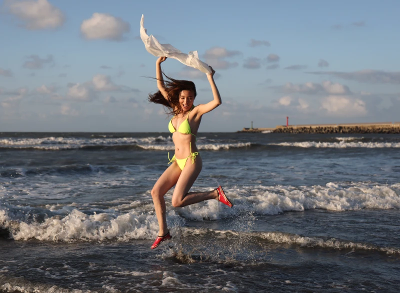 黑澀會妹妹米薇長時間規律運動,身材比出道時更棒。特約記者 郭運復攝影