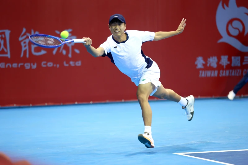 黃琮豪首度打下三太子盃單打勝利。海碩整合行銷提供