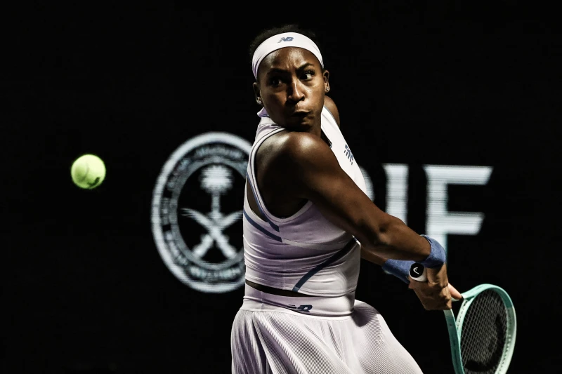 衛冕冠軍美國第3種子高芙（Coco Gauff）扳回一城。法新社
