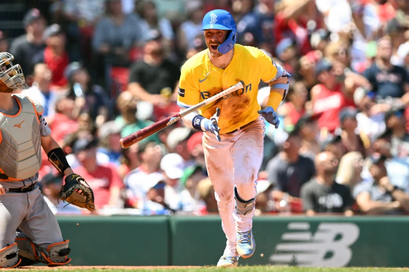 波士頓紅襪內野主戰力「故事哥」史托瑞（Trevor Story）今年打出回春的一季。法新社