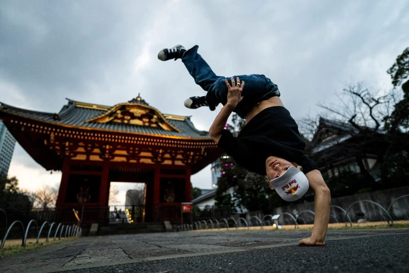 外卡選手 B-Boy Issin。Red Bull提供