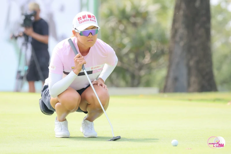 陳之敏以兩回合總桿140桿-4暫居第二。Tlpga／葉勇宏攝