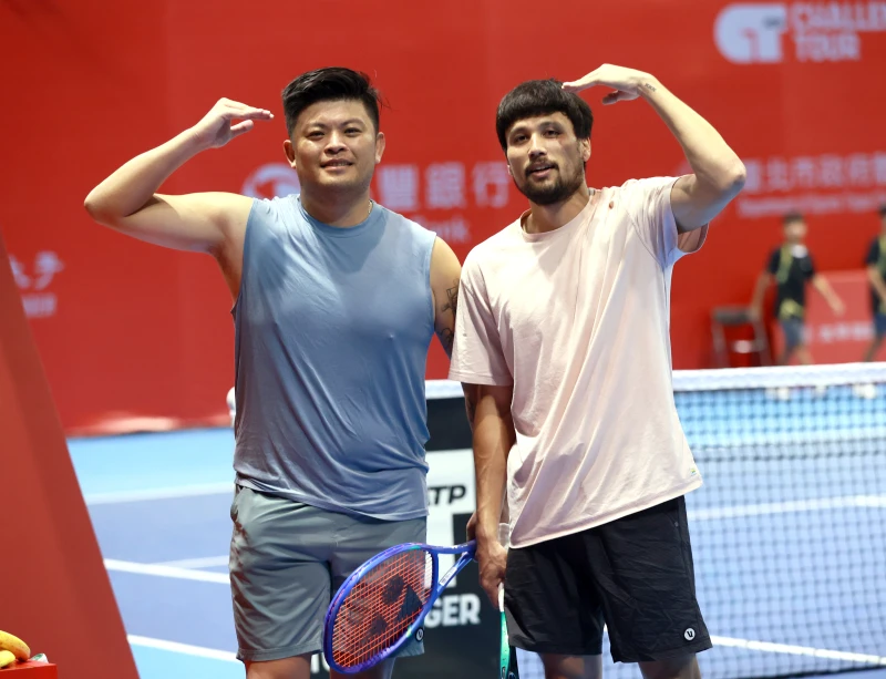 謝政鵬台日組合驚險晉級4強。海碩整合行銷提供