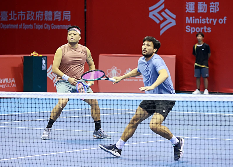 謝政鵬/桑提蘭(Akira Santillan,日本)組合惜敗無緣決賽。海碩整合行銷提供