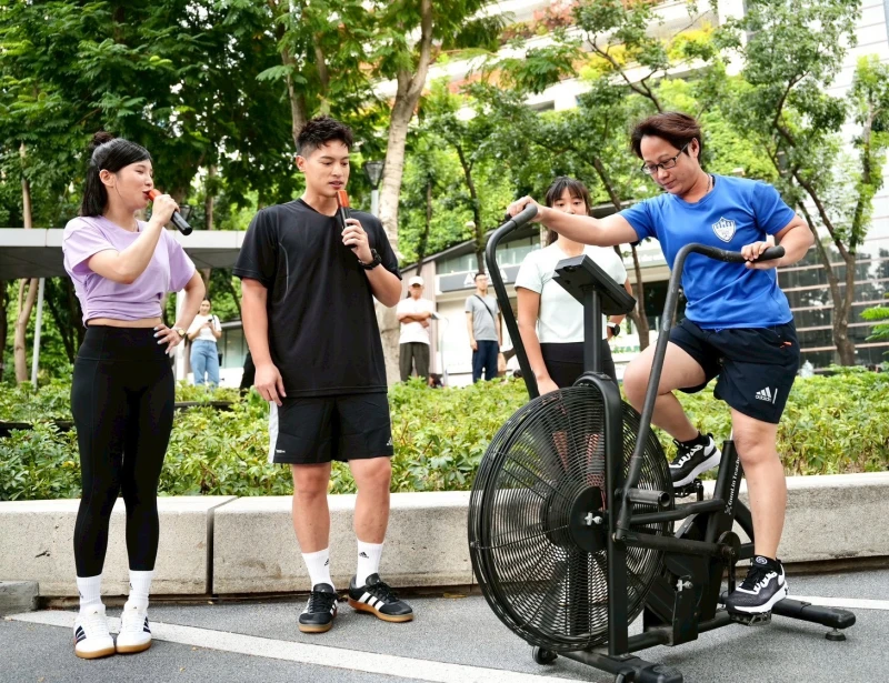 草悟道熱血開練民眾搶先體驗。臺中市政府運動局提供