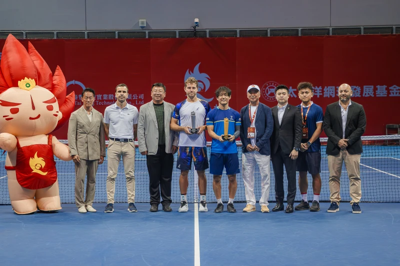 西岡良仁打下近三周第二個冠軍。海碩運動合行銷提供