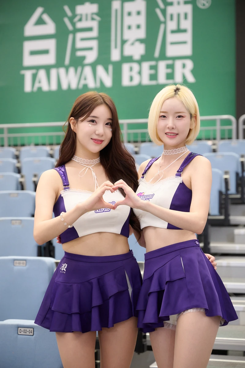 全新韓援「傳奇隊長」徐賢淑、「核彈芭比」金賢姈主場首次亮相。官方提供