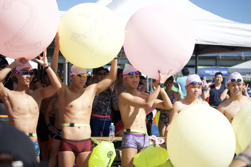 WAVE TRAIL 城市運河公開水域挑戰活動。李詹瑩提供