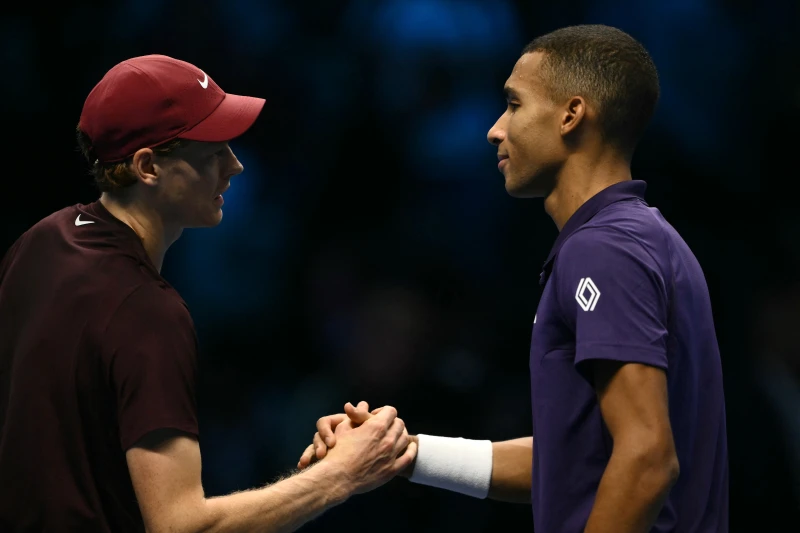 義大利地主球星辛納（Jannik Sinner）將室內賽連勝紀錄推進至27場。法新社