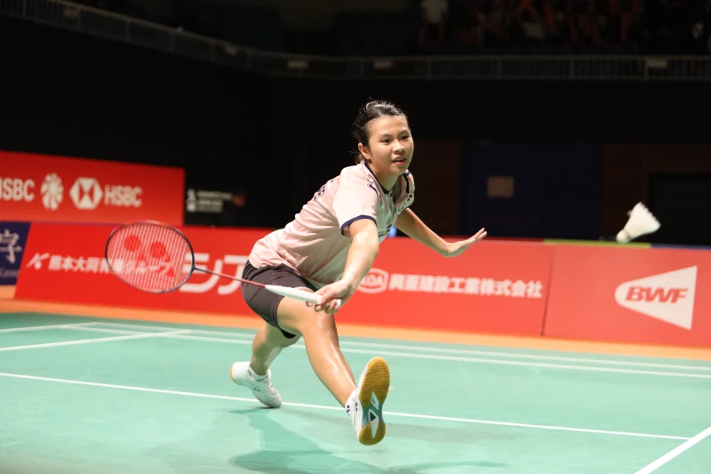 邱品蒨保持連勝晉熊本8強。黃秀仁攝