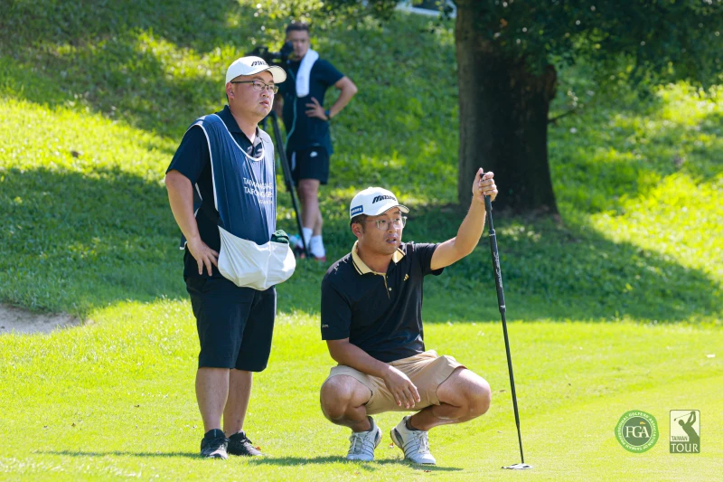 台灣選手劉嚴鴻以三回合208桿-8暫並列第五。Tpga／林聖凱攝影