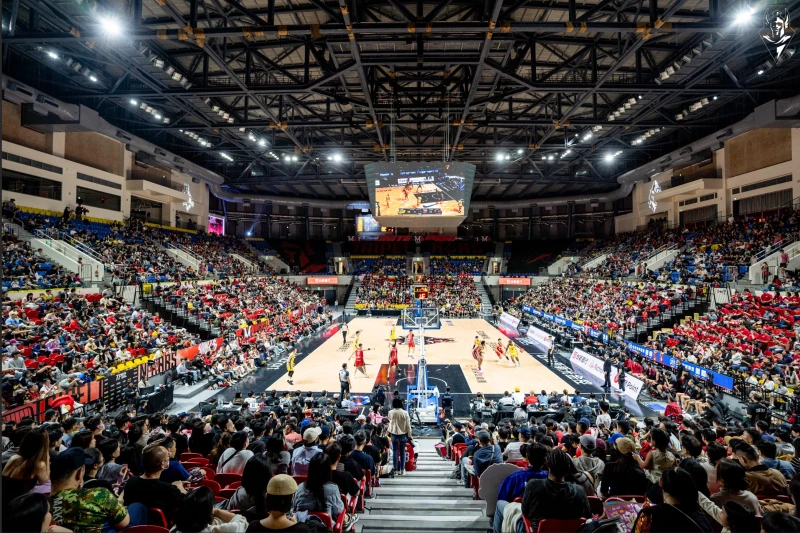 戰神主場開幕戰,5500名「戰友」滿場加持。台新戰神提供