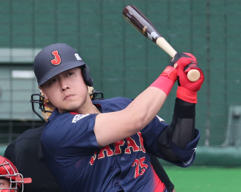 日職讀賣巨人主砲岡本和真已獲球團同意，會在季後透過入札制度挑戰大聯盟。法新社