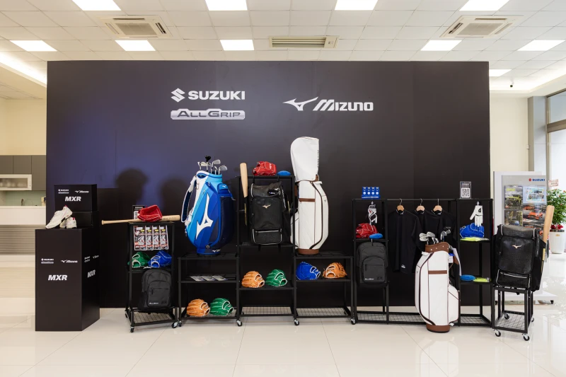未來將將陸續登場的ALLGRIP × MIZUNO 全新聯名系列商品。官方提供