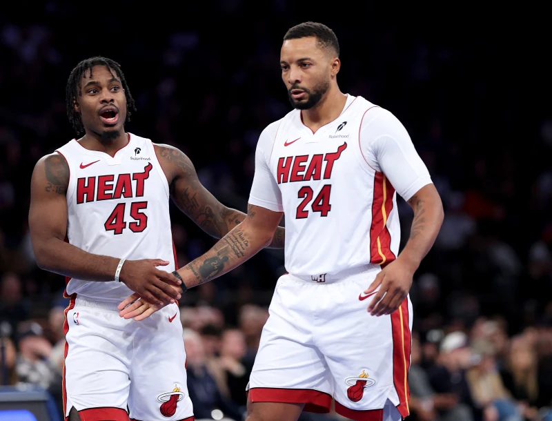 熱火主場勝率高,反之尼克至今3場客戰全數吞敗。法新社