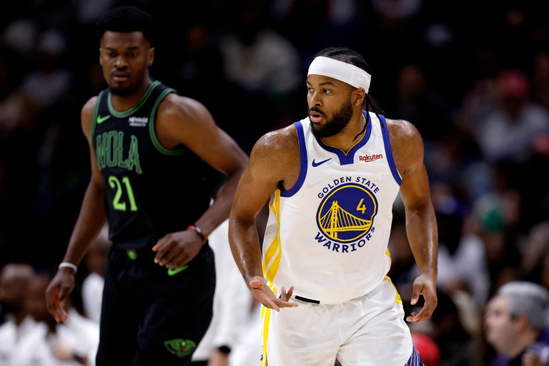 勇士憑藉穆迪(Moses Moody )轟出生涯新高32分獲勝。法新社