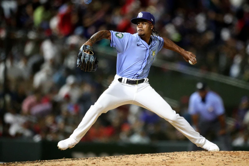 舊金山巨人3A投手席曼尼茲（Antonio Jiménez）。法新社