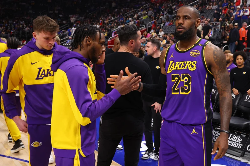 湖人隊超級巨星詹姆斯（LeBron James），本週一已經完成首次完整團隊訓練。法新社