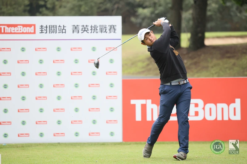 蔡凱任首回合前九洞吞下3柏忌,後九洞手感回穩打出1鷹4鳥,以69桿-3暫居第一,目前獎金排名第二,問鼎獎金王呼聲大增。Tpga/林聖凱攝影