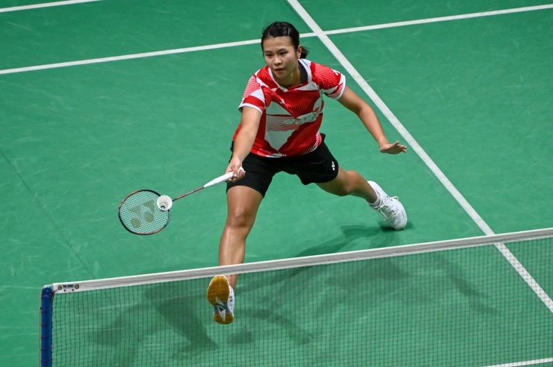 本周新升到個人生涯新高、世界第16邱品蒨再度順利晉16強。法新社