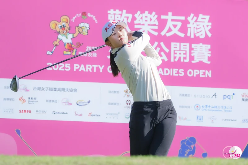 洪玉霖以兩回合總桿142桿-2暫並列第三。Tlpga／葉勇宏攝