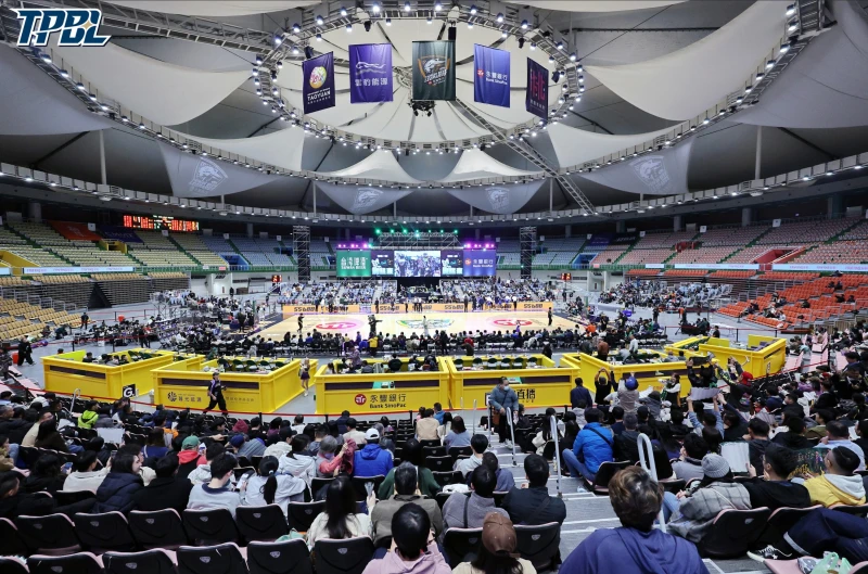 桃園巨蛋周三球迷進場共2933人。TPBL提供