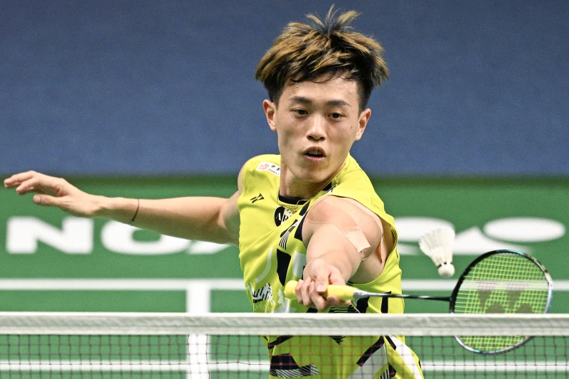 林俊易連續兩年晉澳洲賽男單4強。法新社