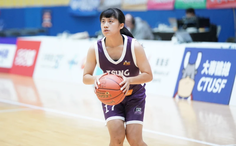 清華大學楊歆穎14分包含三顆外線。大專體總提供