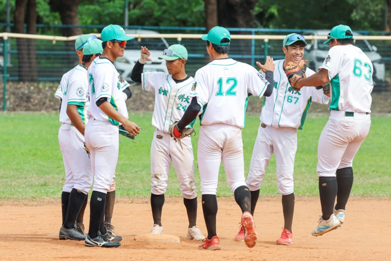 台鋼科大完封台灣體大險勝。大專體總提供