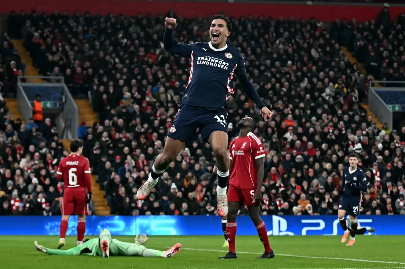 德里烏赫(Couhaib Driouech)梅開二度。法新社